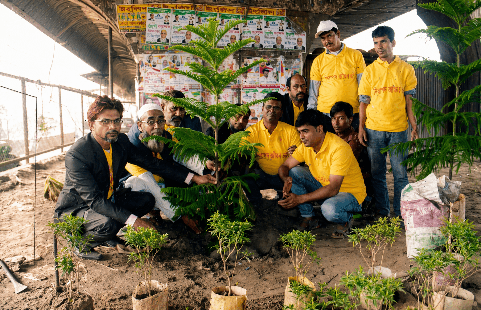 Tree Plantation by Nirapod Jibon Chai