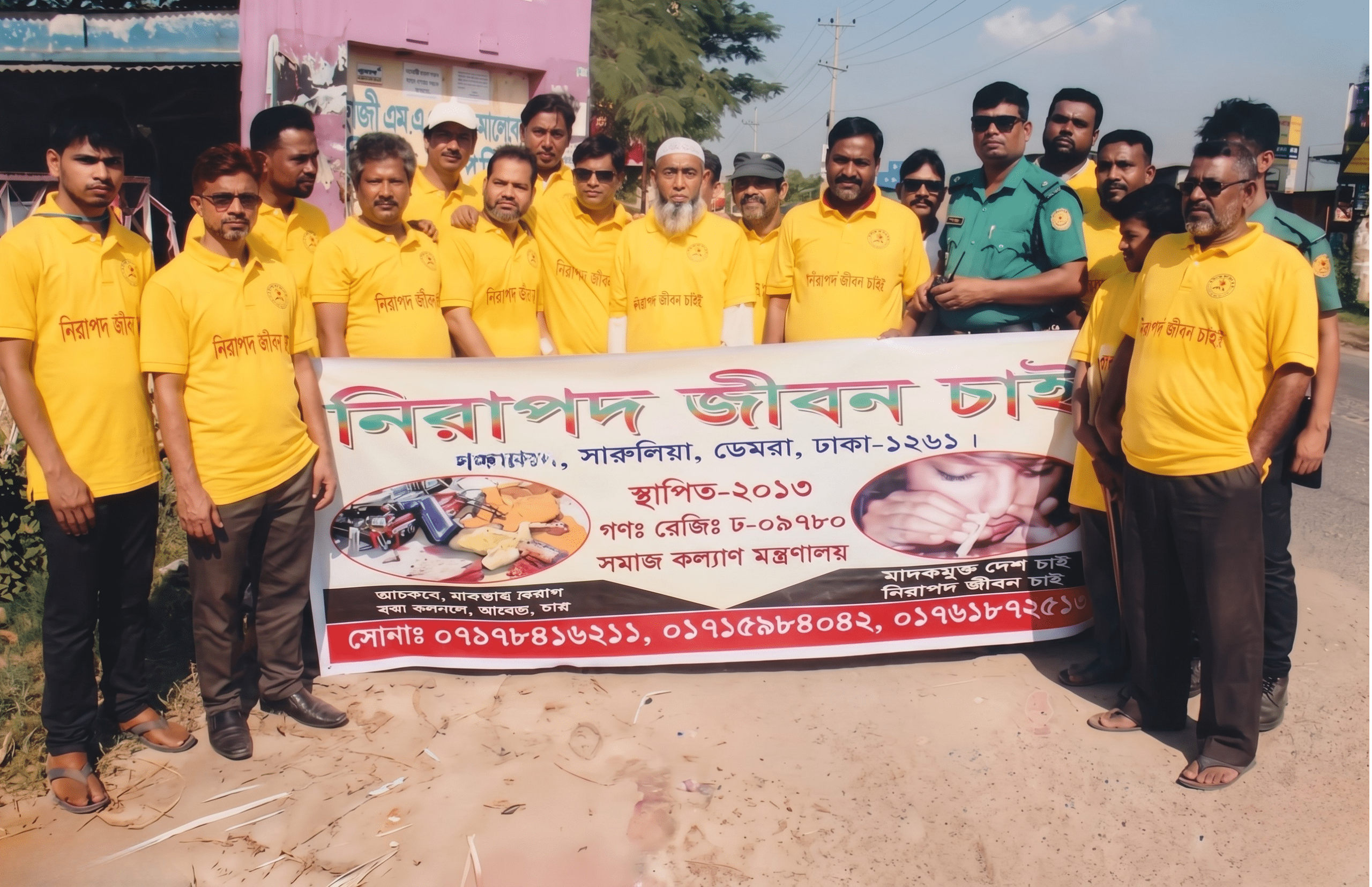 Promoting Road Safety by Nirapod Jibon Chai